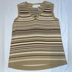 Liz Claiborne Striped sweater vest